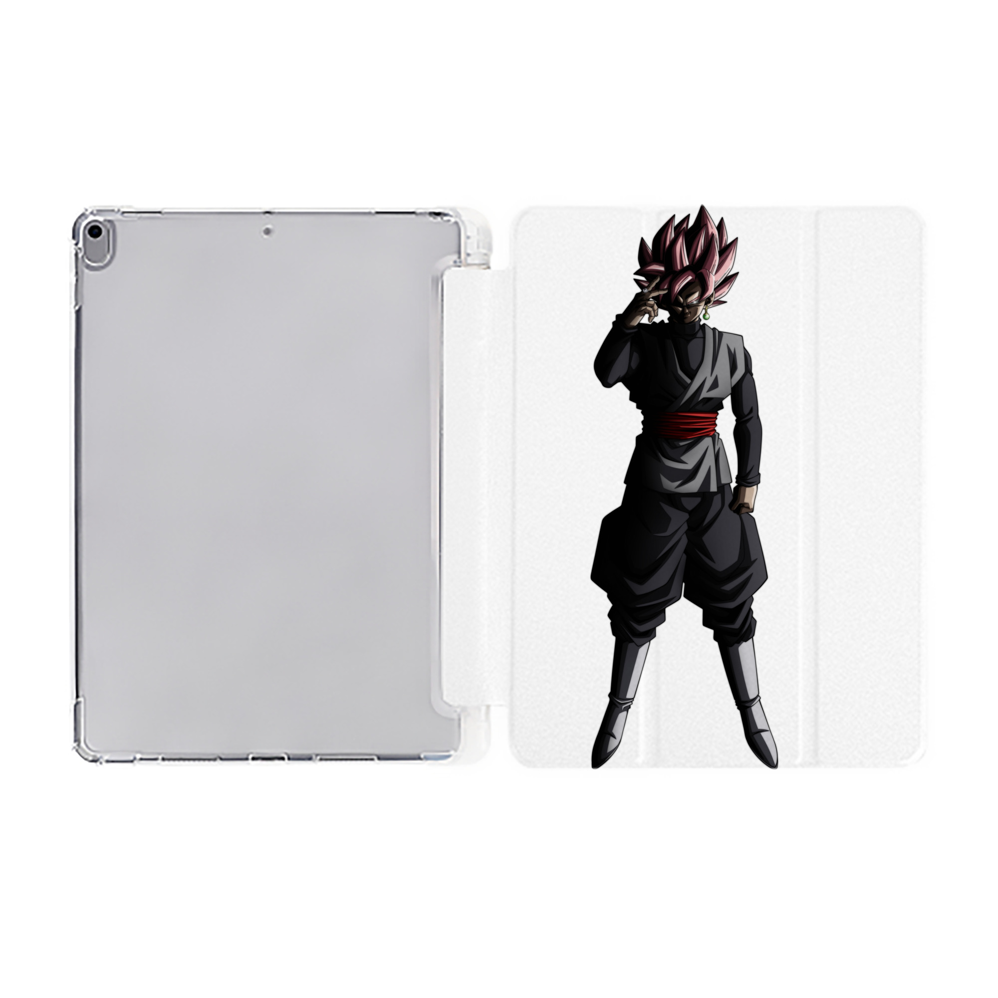 （画像用） ドラゴンボール ベジット DRAGON BALL Vegetto IPad ケース ペン収納付き 三つ折りスタンド PUレザー×シリコン 対応機種9.5/10.5/10.9インチ
